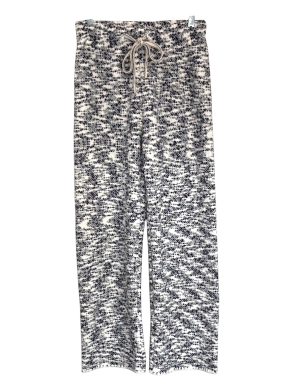 egg Grey Melange Fleece Lined Knit Sweater Pants Size S
